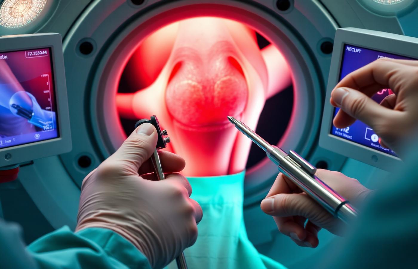 Arthroscopic knee ligament surgery