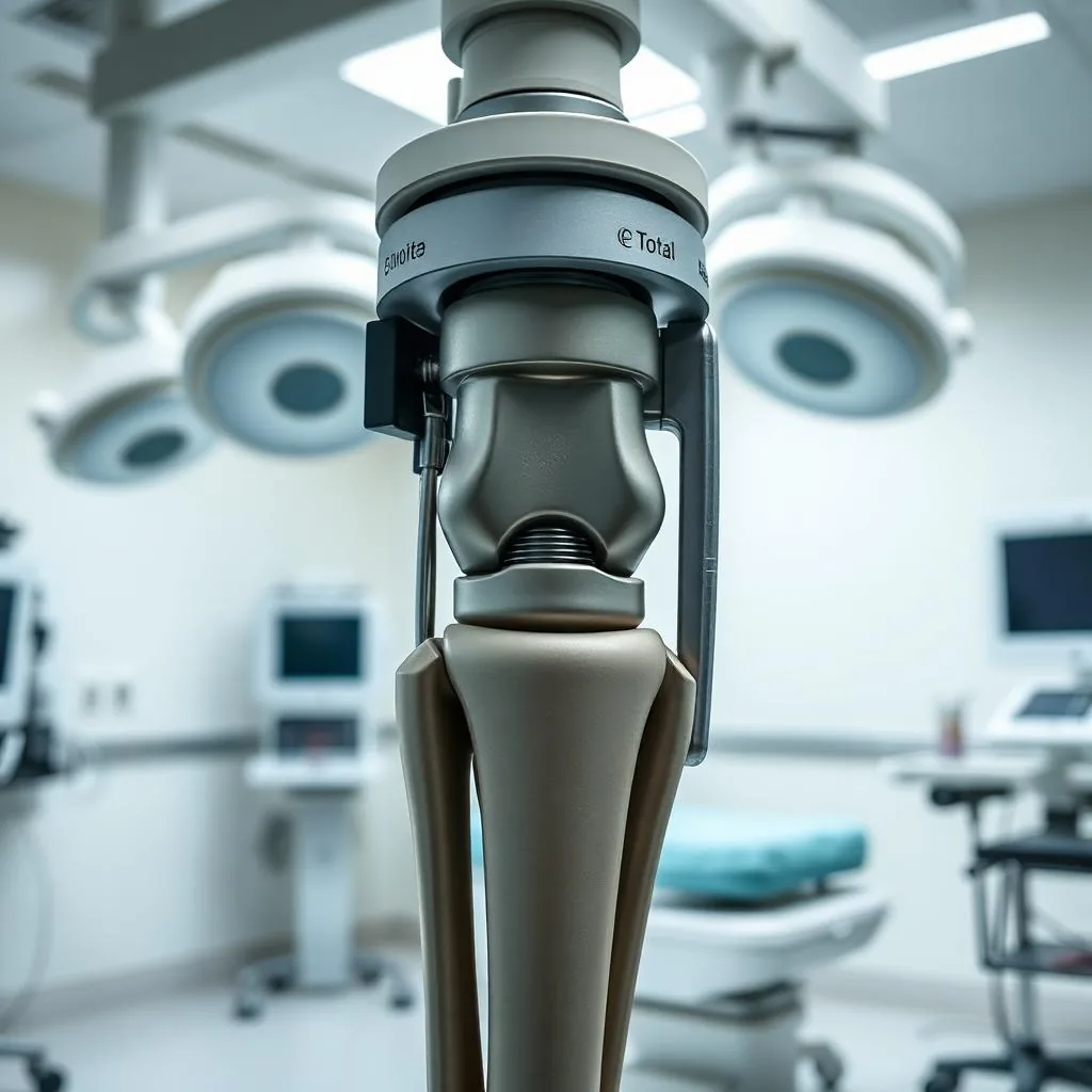 Knee replacement implant components used in Ahmedabad joint replacement surgery