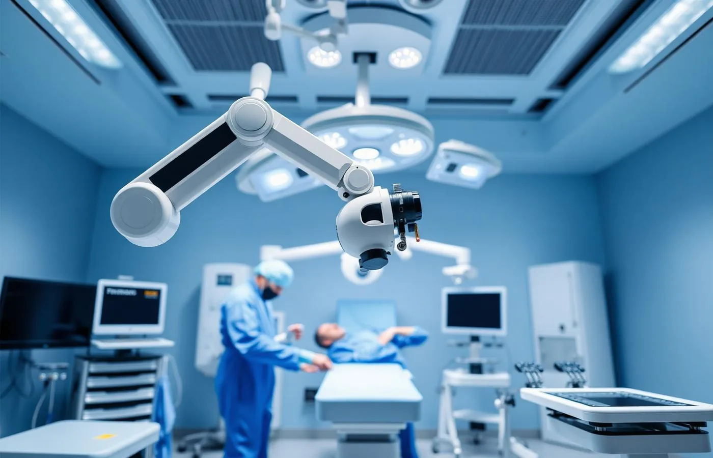 Orthopedic surgeon in Ahmedabad in hospital corridor